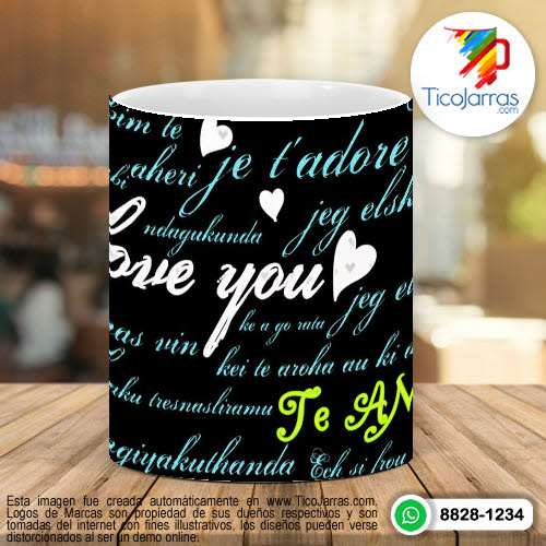 Tazas Personalizadas I Love You