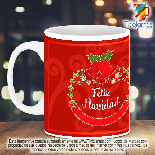 Tazas Personalizadas en Costa Rica Taza Navideña