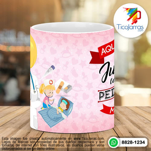 Tazas Personalizadas Aquí Toma la Mejor Pediatra