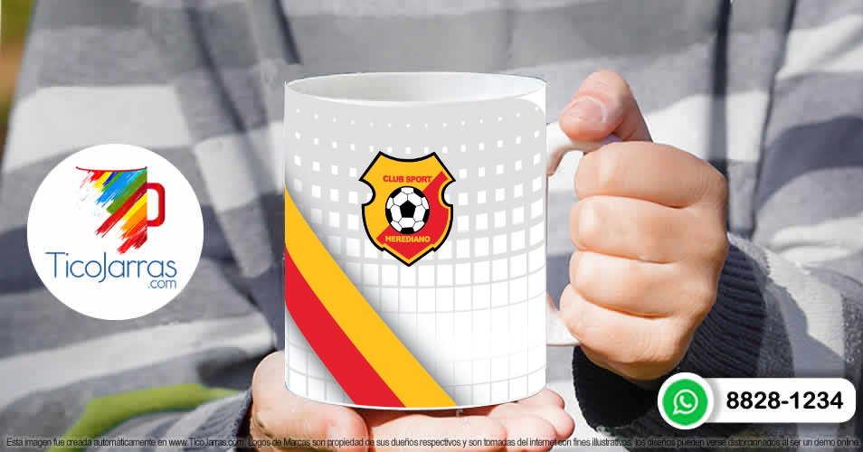 Tazas Personalizadas en Costa Rica Club Sport Herediano con Nombre