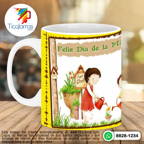 Jarras Personalizadas Feliz Día de la Madre