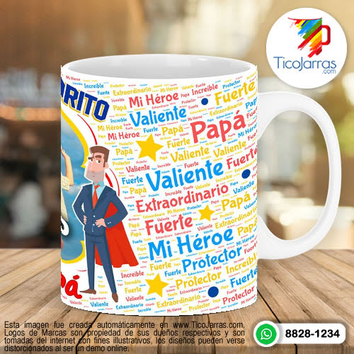 Tazas Personalizadas en Costa Rica Feliz Día del Padre