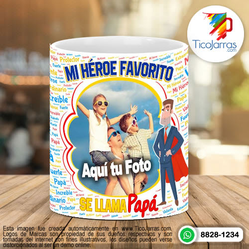 Tazas Personalizadas Feliz Día del Padre