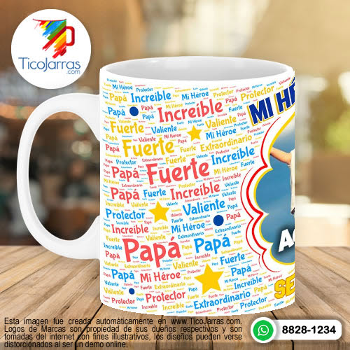 Jarras Personalizadas Feliz Día del Padre