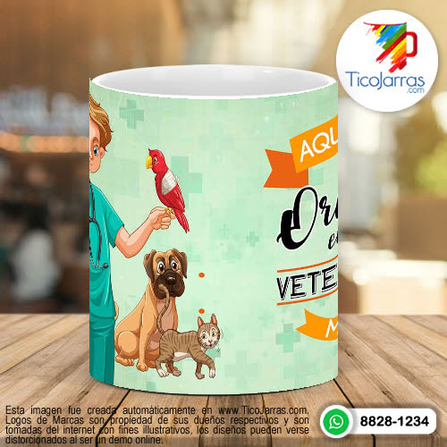 Tazas Personalizadas Aquí Toma el Mejor Veterinario