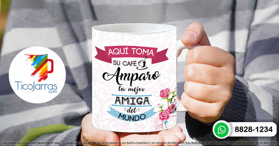 Tazas Personalizadas en Costa Rica Aquí Toma Mi Amiga 