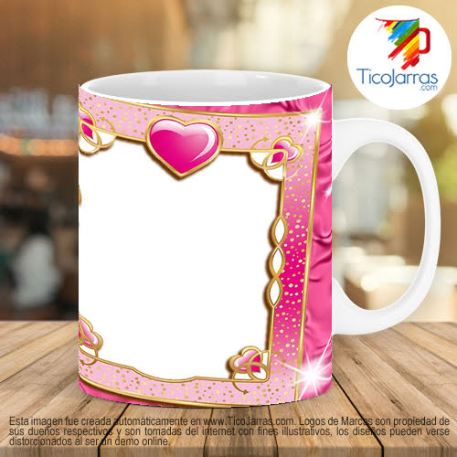 Tazas Personalizadas en Costa Rica Feliz Cumpleaños romántico