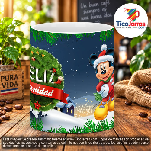 Taza de Navidad - Mickey Mouse - imagen 2