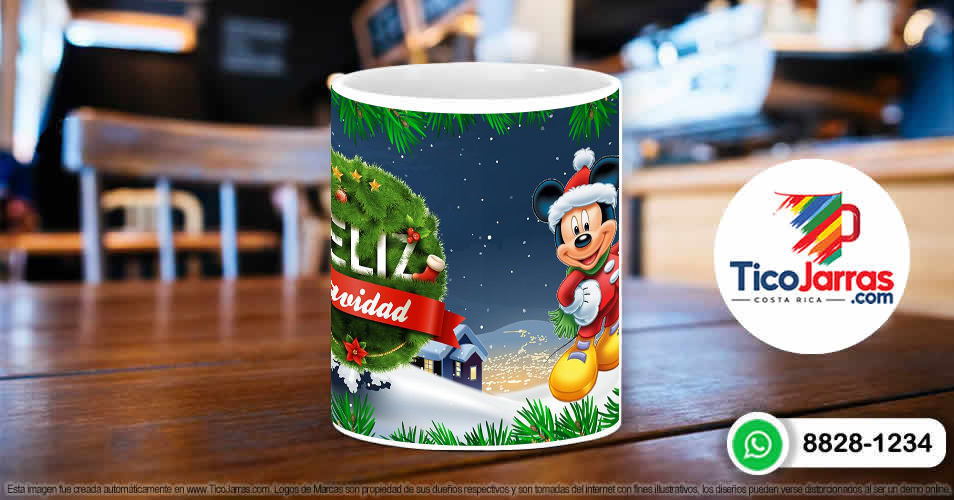 Taza de Navidad - Mickey Mouse - imagen 5
