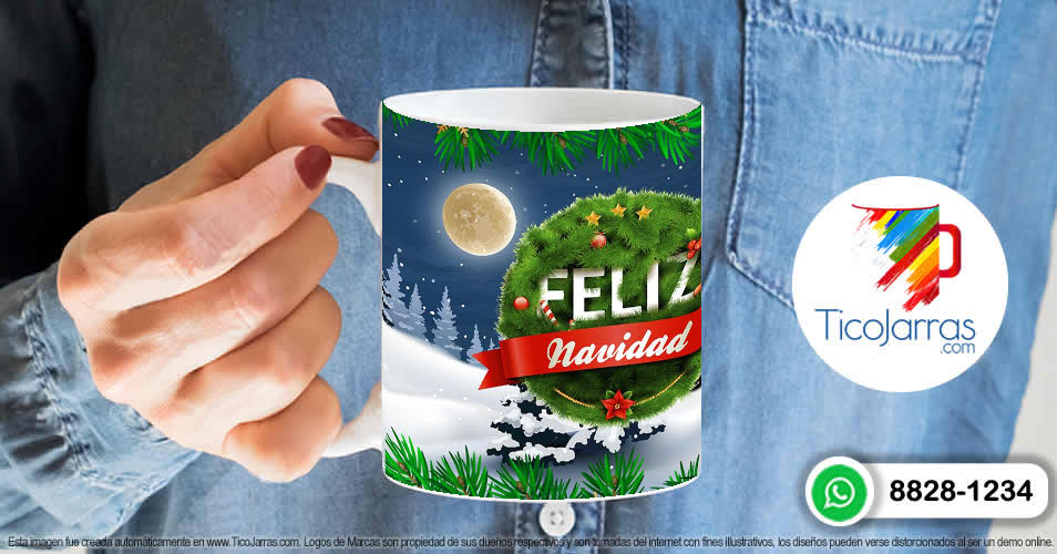 Artículos Personalizados Taza de Navidad - Mickey Mouse