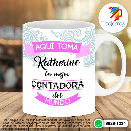 Tazas Personalizadas en Costa Rica Aquí Toma la Mejor Contadora