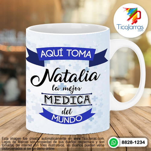 Tazas Personalizadas en Costa Rica Aquí Toma la Mejor Doctora