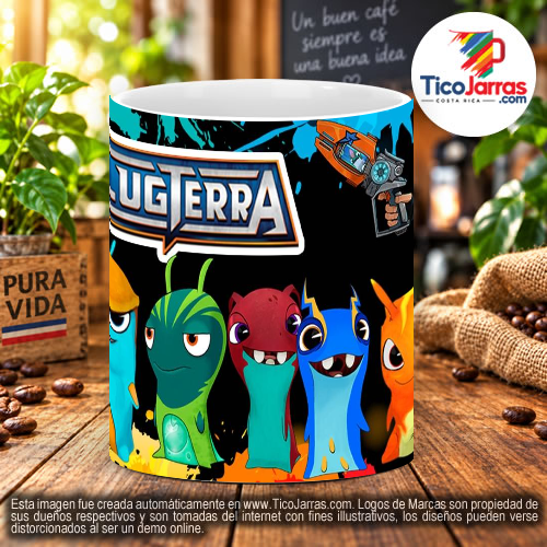 Taza Diseños Infantiles - SlugTerra - TicoJarras