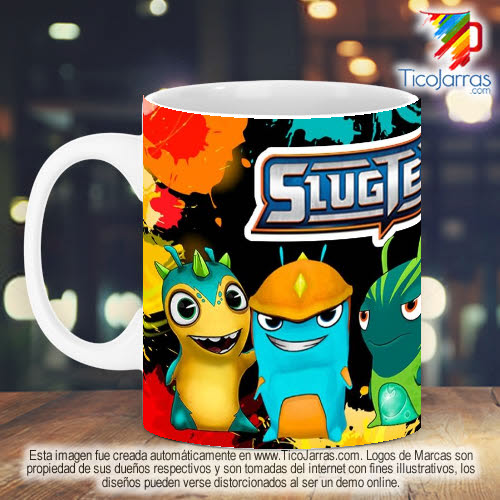 Jarras Personalizadas Taza Diseños Infantiles - SlugTerra