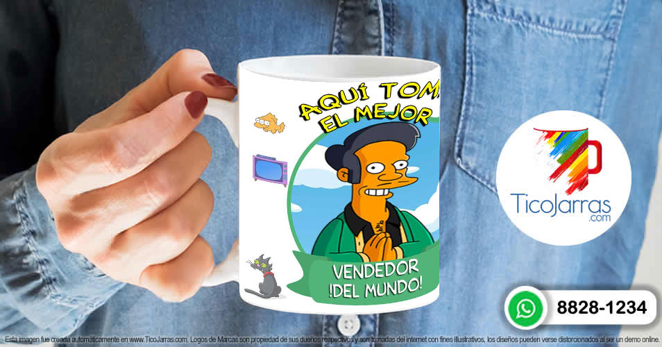 Tazas Personalizadas en Costa Rica Aquí toman los Simpsons - Vendedor