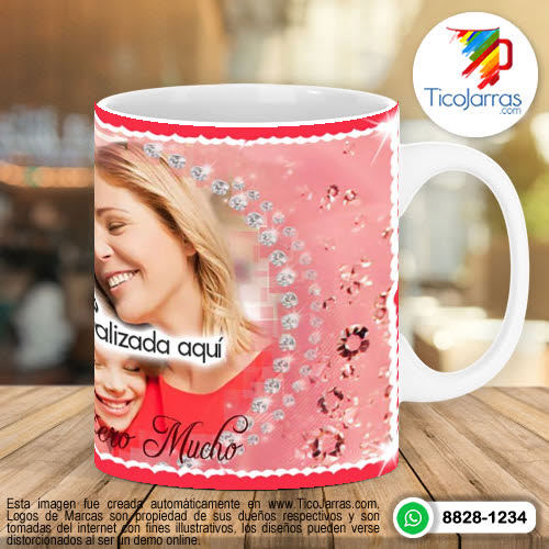 Tazas Personalizadas en Costa Rica Feliz Día Mamá