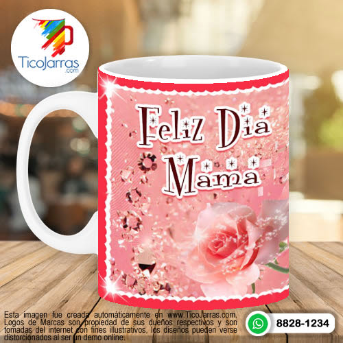 Jarras Personalizadas Feliz Día Mamá