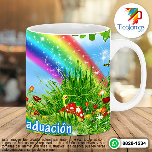 Tazas Personalizadas en Costa Rica Recuerdo de mi Graduación