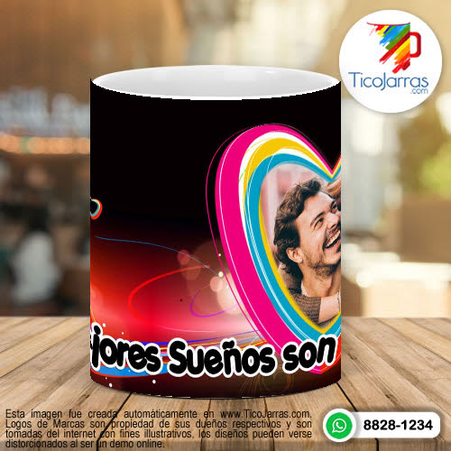 Tazas Personalizadas Mis mejores sueños son contigo