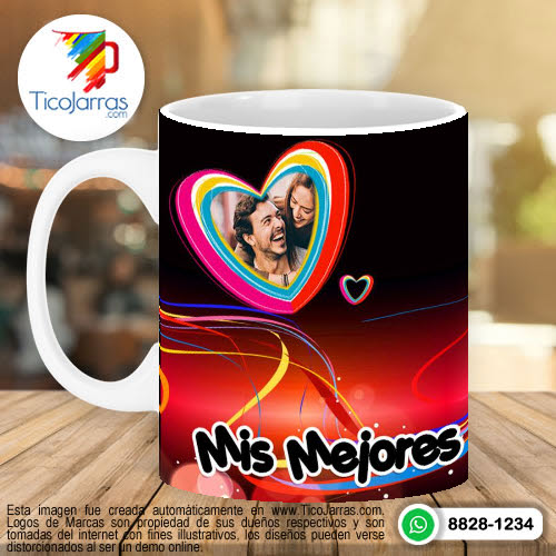 Jarras Personalizadas Mis mejores sueños son contigo