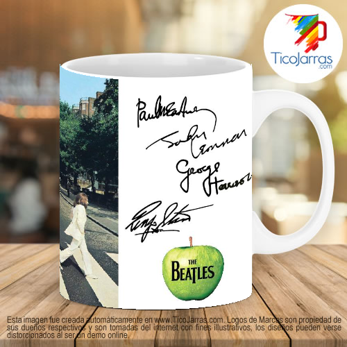 Diseños Personalizadas Jarra Personalizada The Beatles