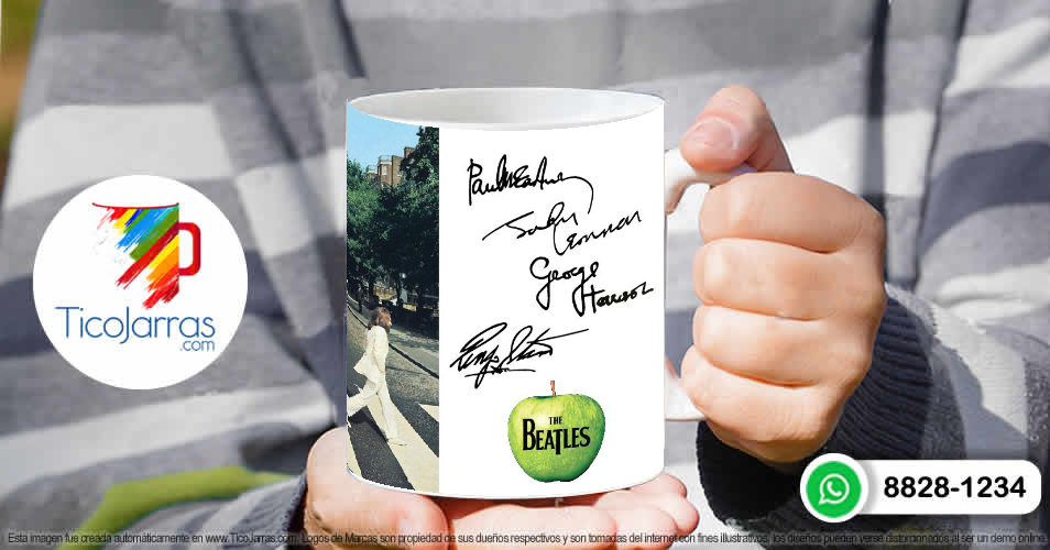 Tazas Personalizadas en Costa Rica Jarra Personalizada The Beatles