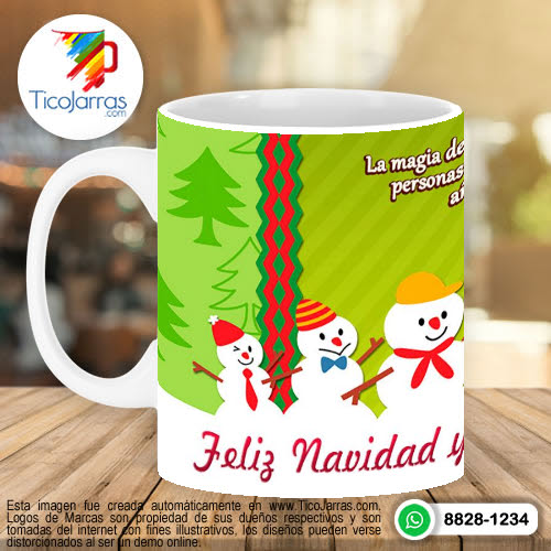 Jarras Personalizadas Taza de Navidad