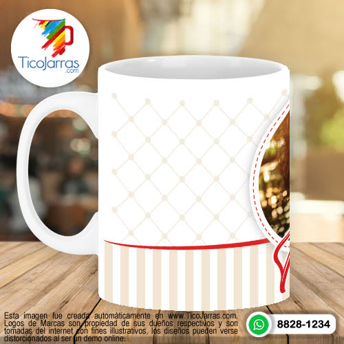 Jarras Personalizadas Diseño con foto Mascota