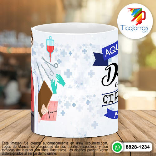 Tazas Personalizadas Aquí Toma el Mejor Cirujano