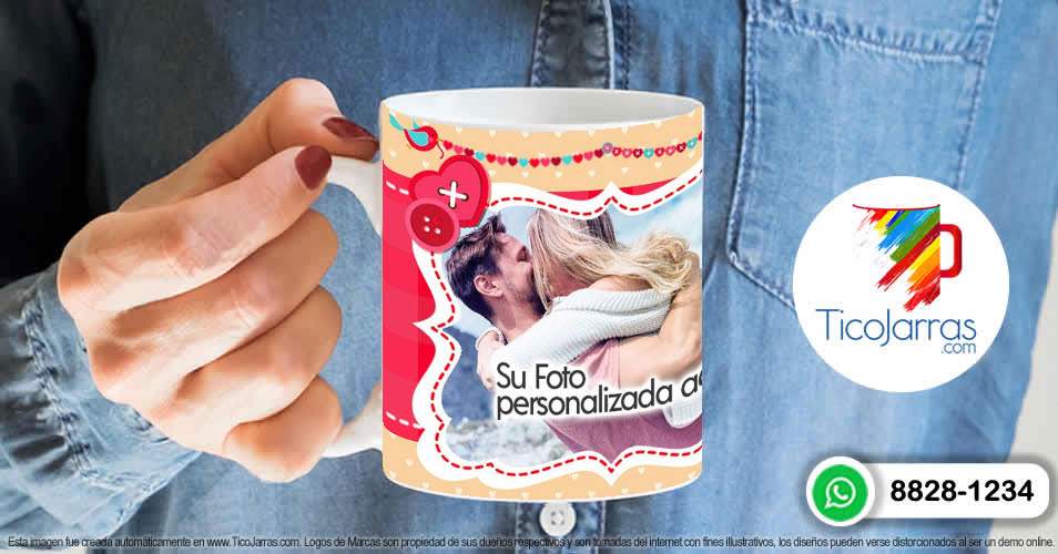 Tazas Personalizadas en Costa Rica Lo que llevo en el Alma por Ti...