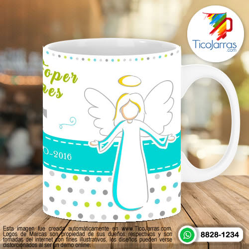 Tazas Personalizadas en Costa Rica Mi Bautizo - Niño