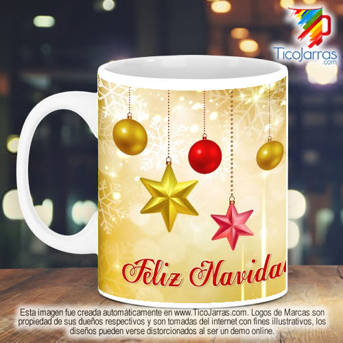 Jarras Personalizadas Taza Navideña