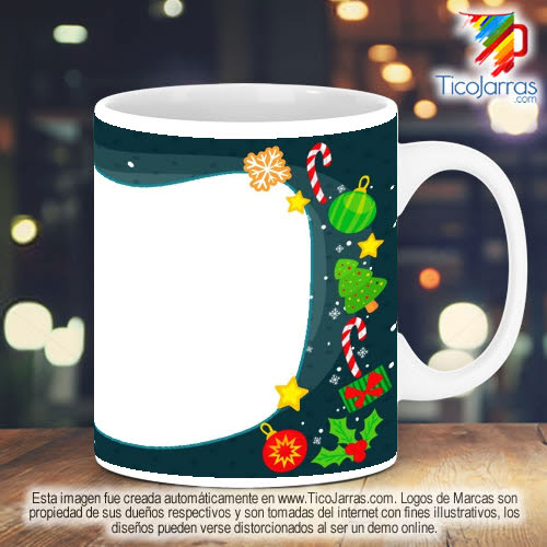 Diseños Personalizadas Taza Navidad con foto personalizada