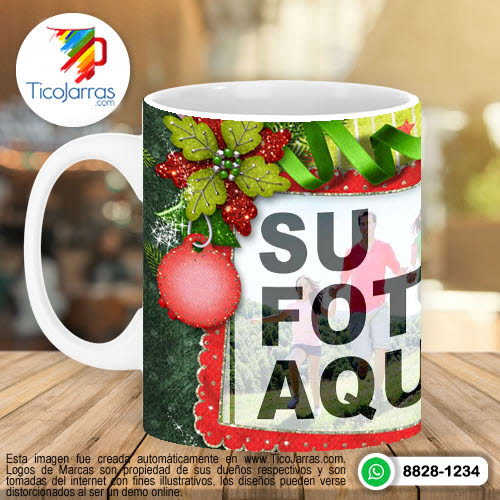 Jarras Personalizadas Taza de Navidad