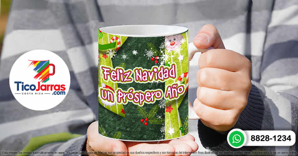 Taza de Navidad - TicoJarras