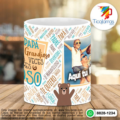 Tazas Personalizadas Feliz Día del Padre