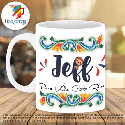 Jarras Personalizadas Taza Típica con nombre