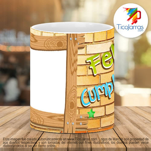 Tazas Personalizadas Feliz Cumpleaños