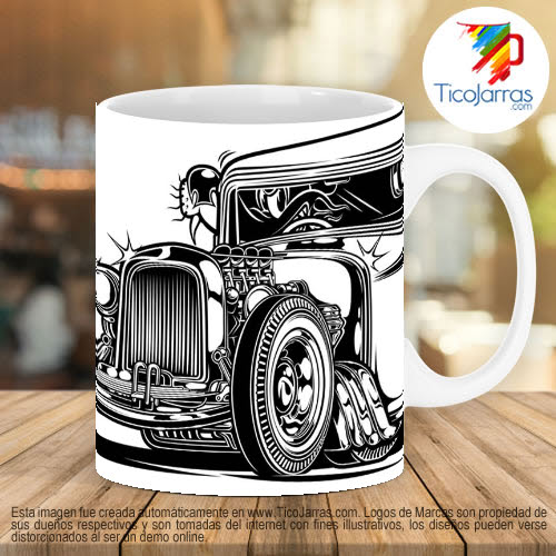 Diseños Personalizadas Hot Rod con Nombre