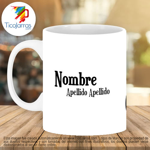 Jarras Personalizadas Hot Rod con Nombre