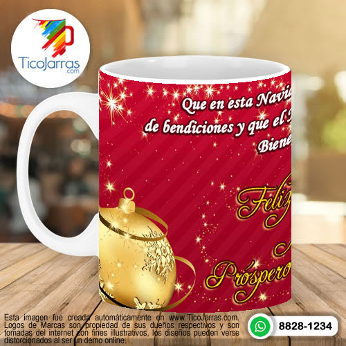 Jarras Personalizadas Taza de Navidad