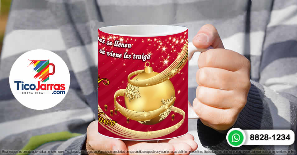 Taza de Navidad - TicoJarras