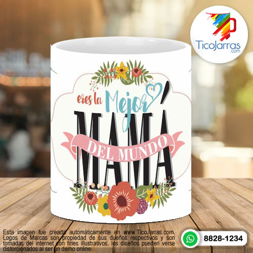 Tazas Personalizadas Eres la Mejor Mamá del Mundo