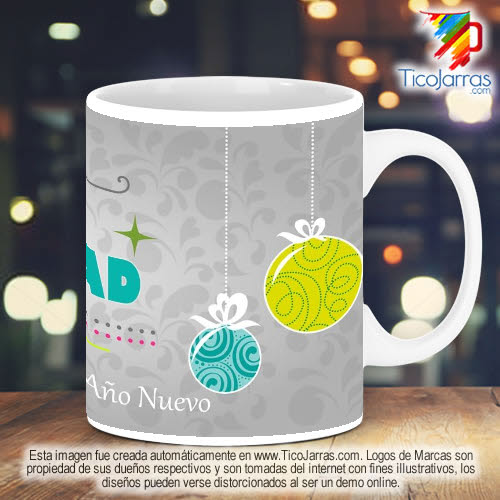 Tazas Personalizadas en Costa Rica Taza Navideña