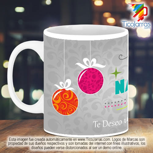 Jarras Personalizadas Taza Navideña