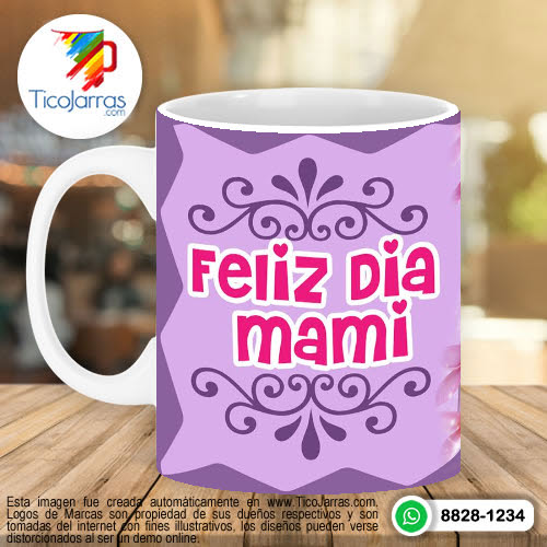 Jarras Personalizadas Feliz Día Mami