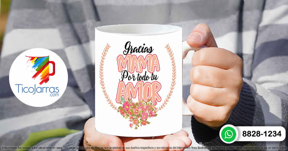 Tazas Personalizadas en Costa Rica Gracias Mamá por todo tu Amor