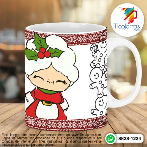 Diseños Personalizadas Taza de Navidad