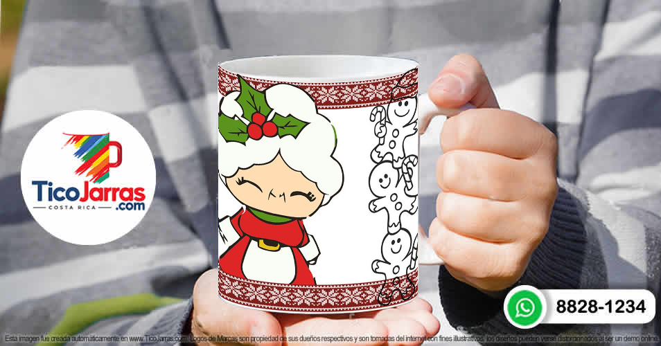 Taza de Navidad - TicoJarras