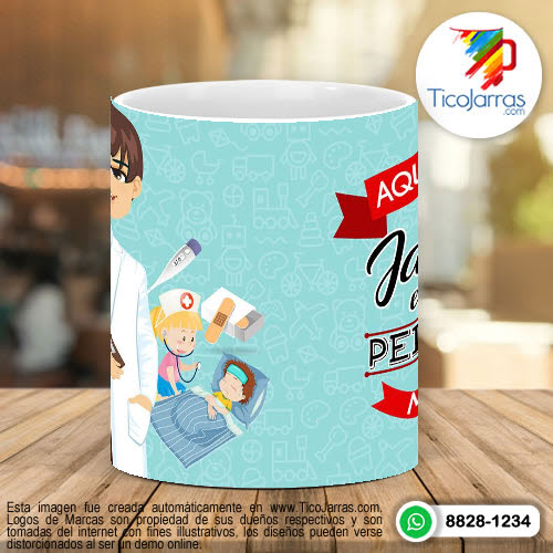 Tazas Personalizadas Aquí Toma el Mejor Pediatra